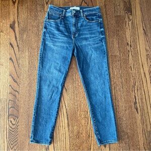 Abercrombie Super Skinny Ankle High Rise Curve Love Jeans